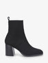 Bottines unies style chaussettes - Noir - 5