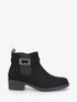 Bottines élastiquées à boucle strassé - Noir - 5