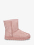 Boots unies en suédine - Rose - 1