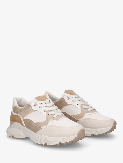 Baskets en suédine - Beige - 4