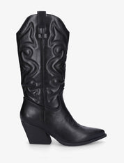 Bottes style santiags - Noir - 5