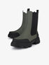 Boots montantes à semelles stylisées - Kaki - 1