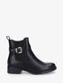 Bottines basiques en simili - Noir - 1