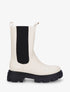 Bottines montantes élastiquées - Beige - 5