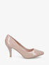 Escarpins vernis à talon aiguille - Nude - 1