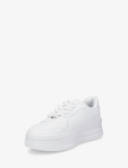 Sneakers à lacets épais - Blanc - 3