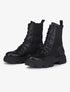 Boots montantes rock bi matière - Noir - 5