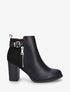 Bottines hautes bi-matière - Noir - 1