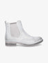 Chelsea boots à bouts effet python - Gris clair - 5