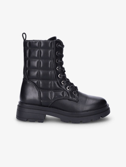 Boots matelassées et crantées - Noir - 5