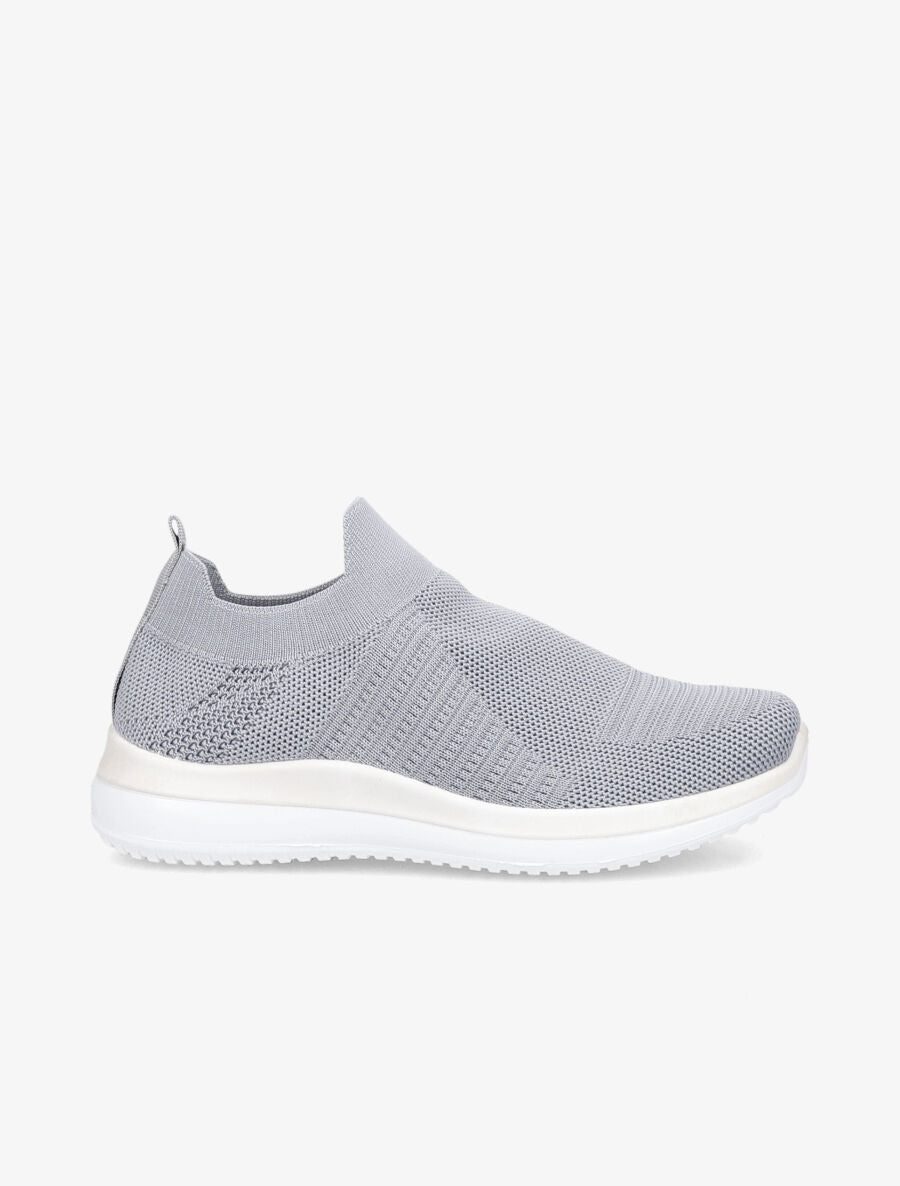 Baskets en mesh stylisé - Gris - 1
