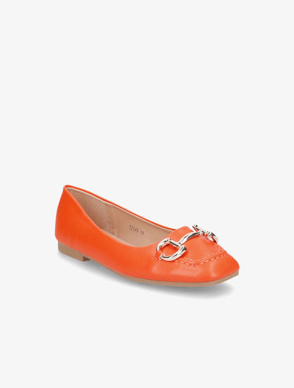 Ballerines à tige style mors - Orange - 2