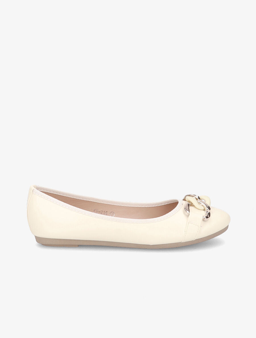 Ballerines à chaînes - Jaune - 5