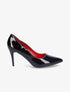 Escarpins vernis à bouts pointus - Noir - 1