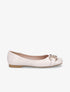 Ballerines en simili à détail boucles métalliques - Beige - 1