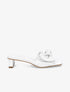 Mules striées à noeud - Blanc - 1