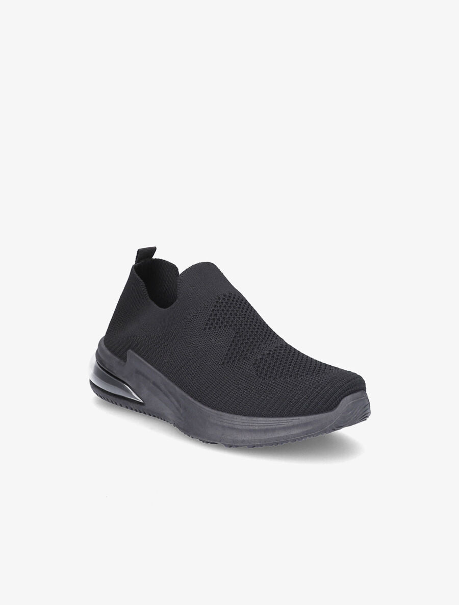 Baskets basses en mesh - Noir - 2