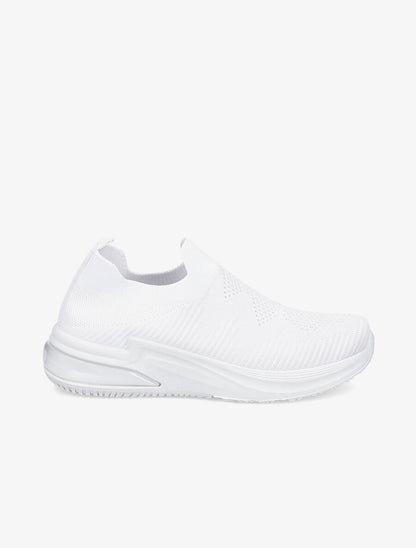Baskets basses en mesh - Blanc - 5