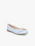 Ballerines à bouts carrés et boucles - Bleu clair - 1