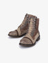 Boots style grunge à détails irisés - Taupe - 1