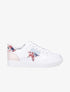 Tennis simili à motif étoile fleuri - Blanc - 5