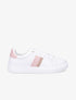 Tennis en simili imprimé et paillettes - Rose - 1