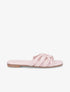 Mules plates à brides et anneaux - Rose - 5