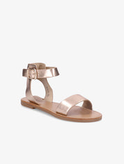 Nu-pieds basiques en simili - Champagne - 5