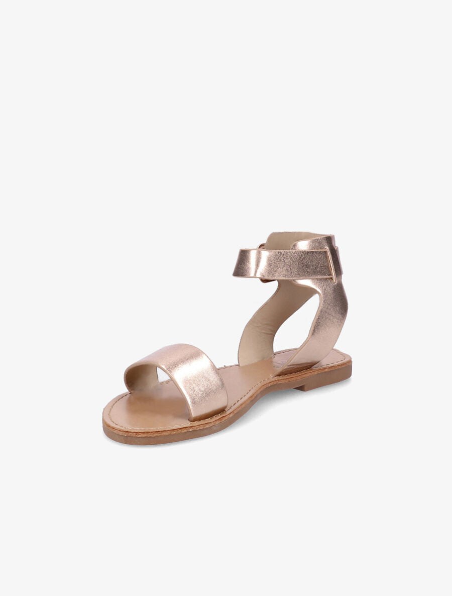 Nu-pieds basiques en simili - Champagne - 3