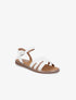 Nu-pieds à ganses stylisées et texturées - Blanc - 5