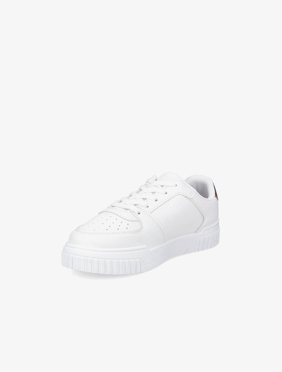 Sneakers basses à bouts ronds - Rose gold - 3