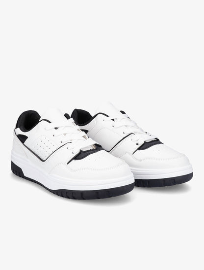 Baskets bicolores - Noir - 4