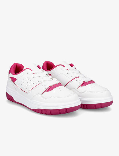 Baskets bicolores - Fushia - 4