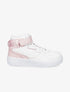 Baskets montantes à lacets et scratch - Rose - 1
