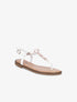 Nu-pieds à médailles style feuilles - Blanc - 1