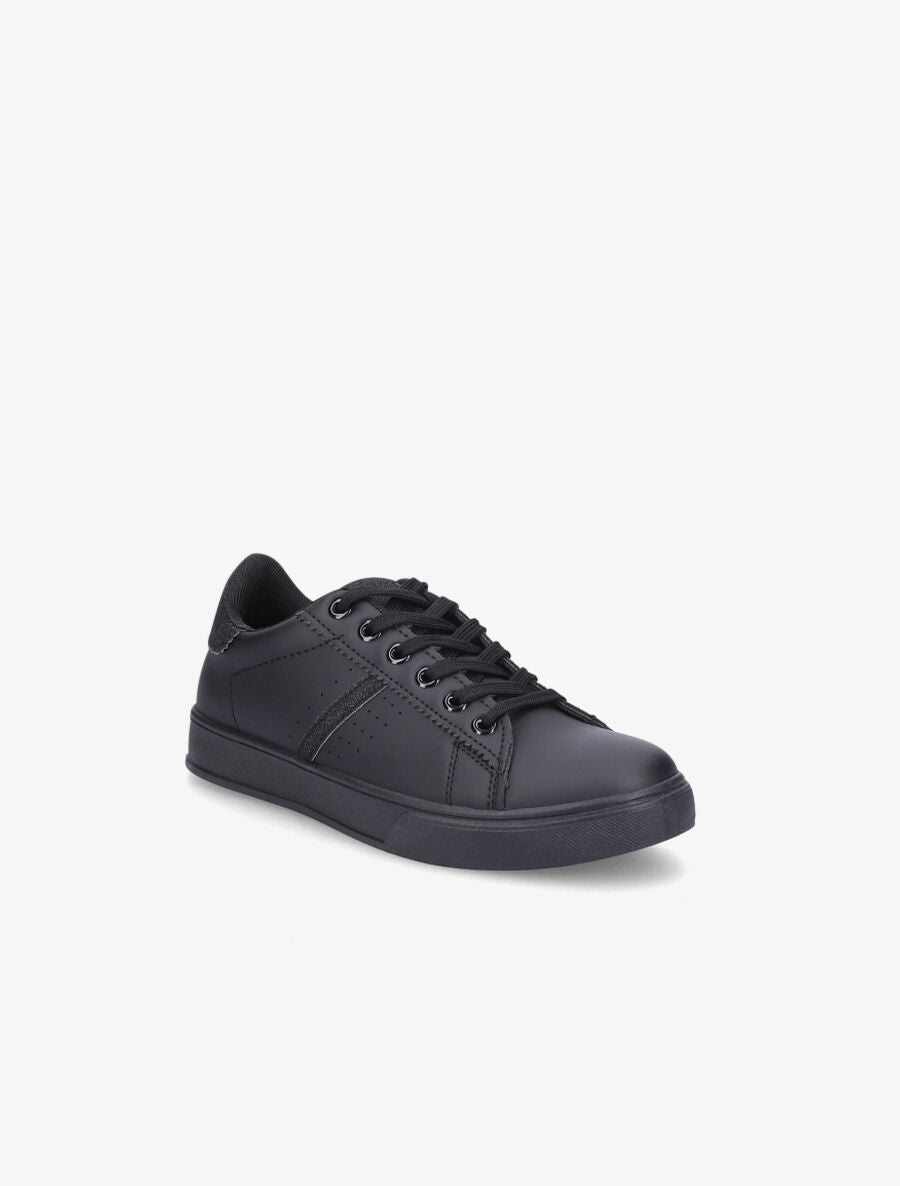 Sneakers à contrefort pailleté - Noir - 2