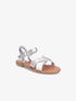 Nu-pieds à brides croisées - Argent - 5