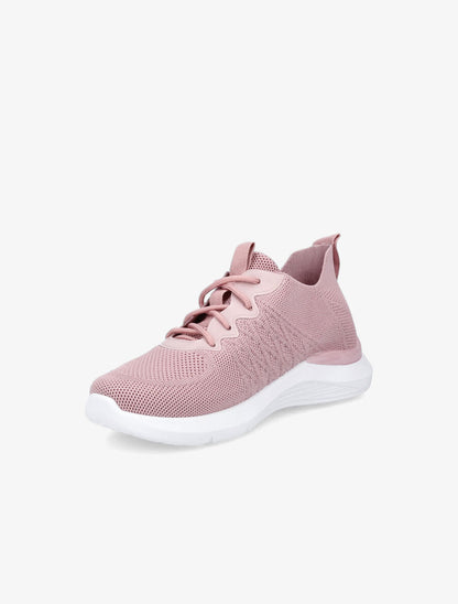 Baskets en mesh à lacets - Rose - 3