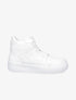 Sneakers montantes en simili - Blanc - 1