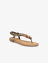 Nu-pieds à empiècements en bois - Vert - 1