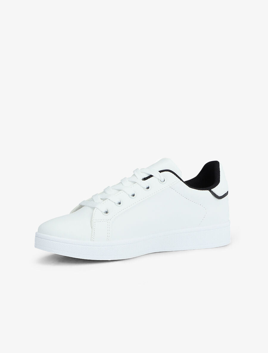 Sneakers à bandes pailletées - Noir - 3