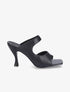 Mules asymétriques à entredoigt - Noir - 1