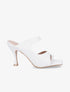 Mules asymétriques à entredoigt - Blanc - 1
