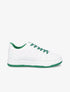 Baskets bicolore en simili - Vert - 1