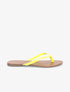Tongs vernis - Jaune fluo - 1