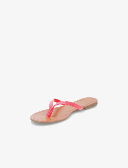 Tongs vernis - Rose fluo - 3