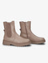 Bottines à semelle épaisse et à ganse élastiquée - Taupe - 5