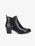 Bottines à contrefort effet osier - Noir - 1