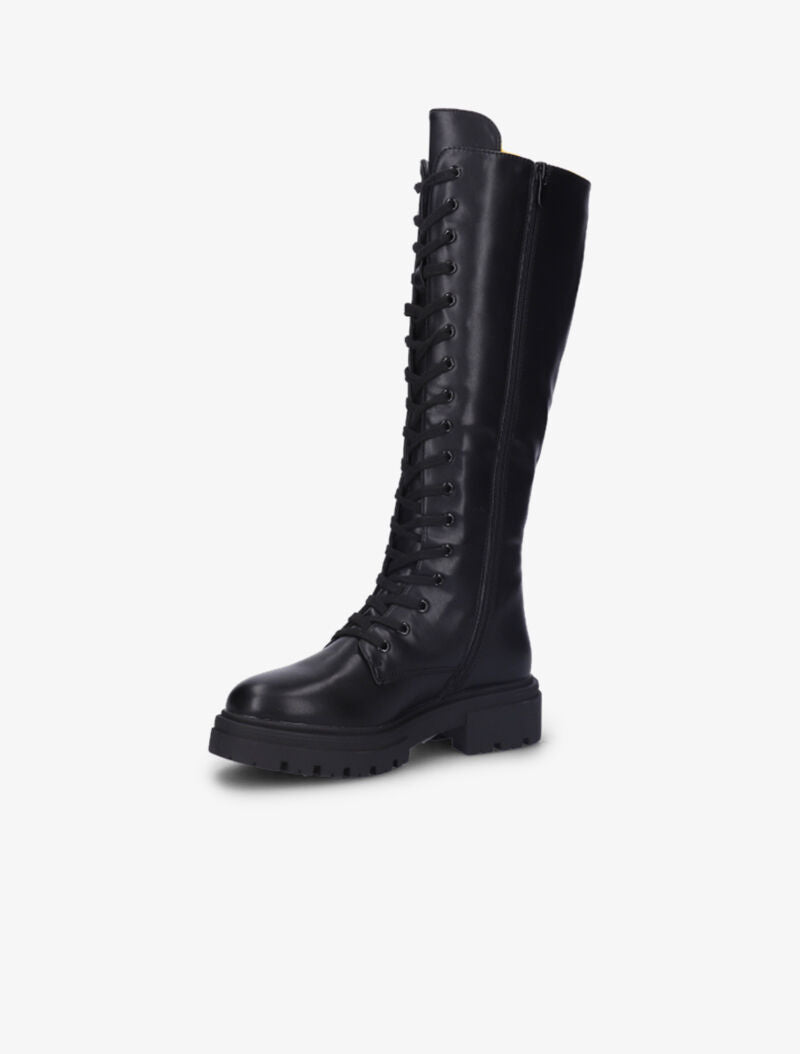 Bottes style rangers à lacets - Noir - 3
