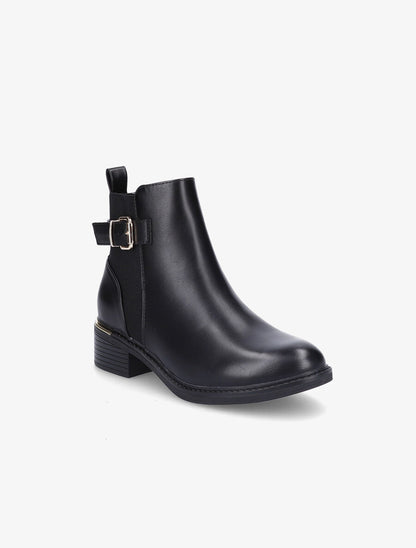 Bottines à boucle - Noir - 2